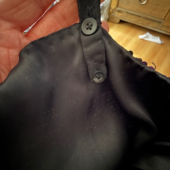 Parker Sequin Mini Dress Striped Sleeveless Party Cocktail Clubwear - Picture 8 of 10